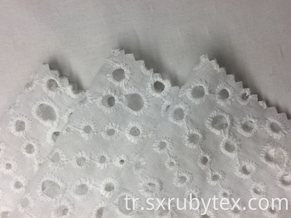 Cotton Voile Solid Fabric Embroidery